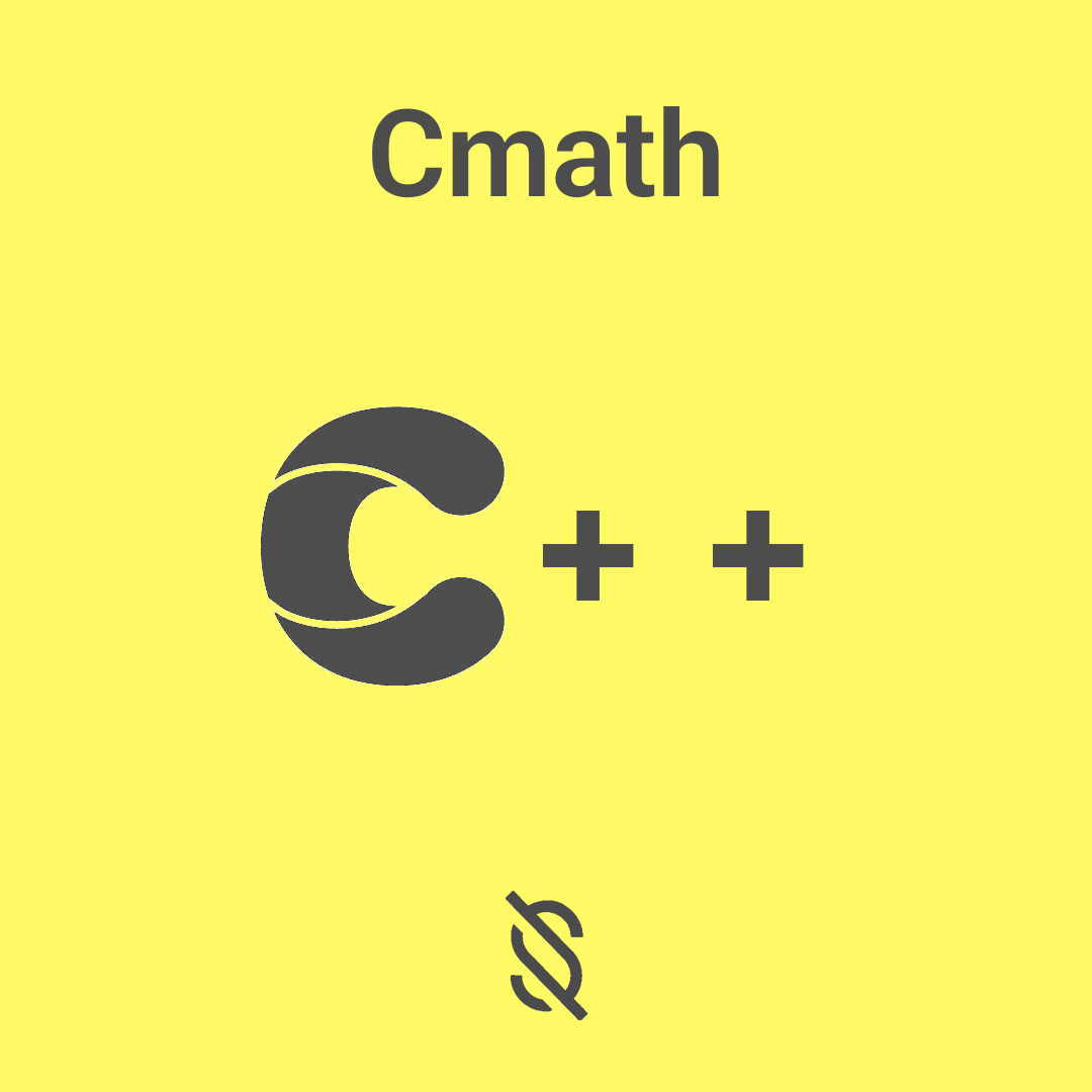 استفاده کردن از کتابخانه cmath برای استفاده از توابع ریاضی مانند sqrt و ...