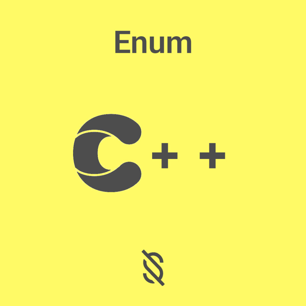 تعریف یک متغیر enum به نام Color و تعریف مقادیر مختلف برای آن در C++