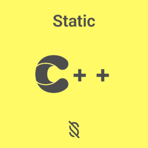 تعریف یک متغیر static به نام counter و مقدار دهی اولیه به آن در C++