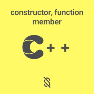 تفاوت بین constructor و function member در C++