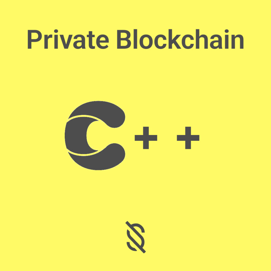 ایجاد کردن بلاکچین خصوصی (private blockchain) در C++ و مورد استفاده قرار دادن آن برای استفاده در یک سازمان